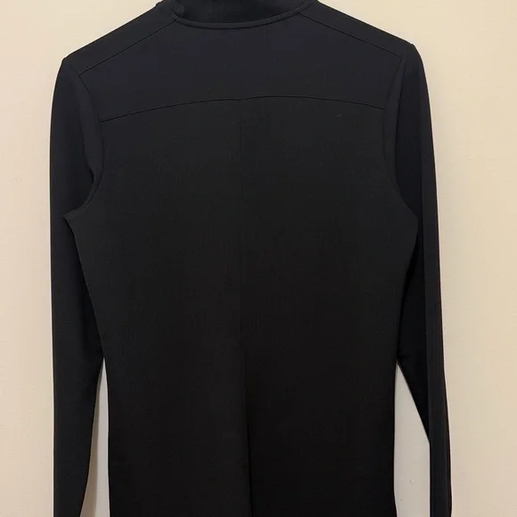 Like New-Women's Marshall University Nike Black and White Quarter-Zip Top - Picture 3 of 5